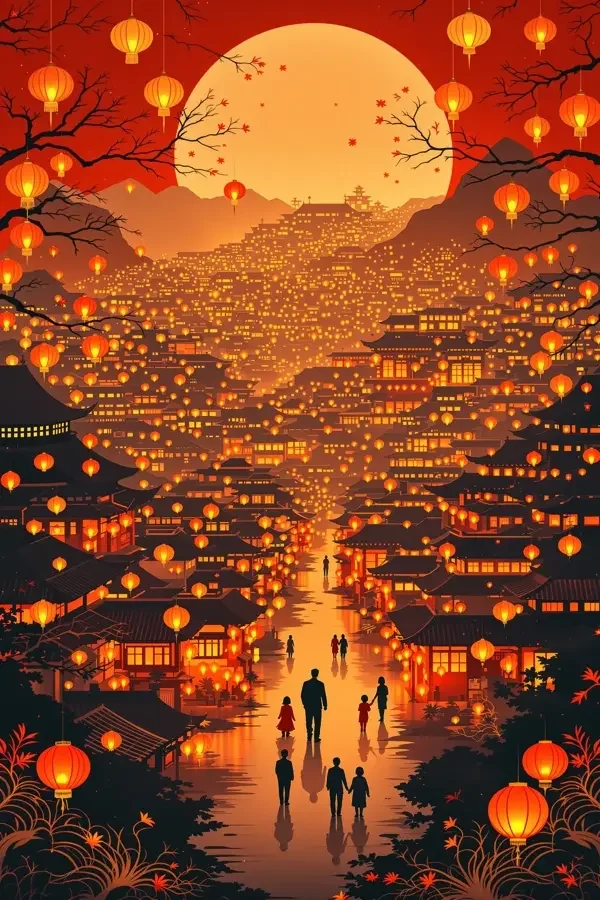灯火万家